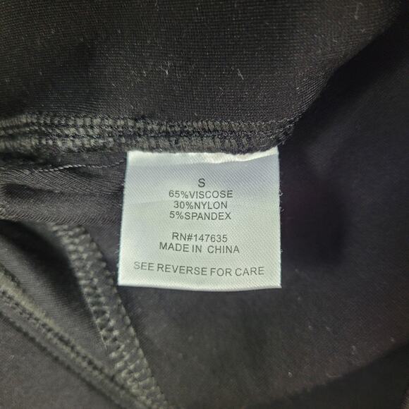 Black Lattice Leggings by Romeo Juliet Couture size Small - Picture 10 of 13